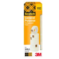 Nastro adesivo 508 - 1,5 cm x 33 mt - trasparente - torre 10 rotoli - Scotch - 7100336226 - 4001895919886 - DMwebShop