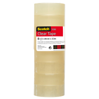 Nastro adesivo 508 - 1,9 cm x 33 mt - trasparente - torre 8 rotoli - Scotch - 7100336276 - 4001895919947 - DMwebShop