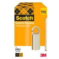 Nastro adesivo 508 - 1,9 cm x 66 mt - trasparente - torre 8 rotoli - Scotch - 7100336194 - 4001895919909 - DMwebShop