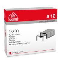 Punti - S12 - 23/12 - acciaio - metallo - conf. 1000 pezzi - Romeo Maestri - 1005416 - 8005231182022 - DMwebShop