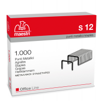Punti - S12 - 23/12 - acciaio - metallo - conf. 1000 pezzi - Romeo Maestri - 1005416 - 8005231182022 - DMwebShop