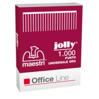 Punti Jolly Oro - 6/4 - oro - 1000 pezzi - conf. 10 pezzi - Romeo Maestri - 1001121 - 8005231011223 - DMwebShop