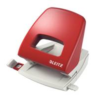 Perforatore Metal Rim 5005 - passo 8 cm - massimo 25 fogli - 2 fori - rosso - Leitz - 50050325 - 4002432354498 - DMwebShop