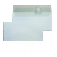 Busta bianca senza finestra serie Strip 90 - 110 x 230 mm - 90 gr - conf. 500 pezzi - Blasetti 048