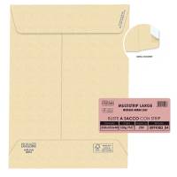Busta sacco Multi Strip Large - avana - carta riciclata - 25 x 35,3 x 4 cm - 120 gr - conf. 250 pezzi - Pigna - 0099083B4 - 8005235320987 - DMwebShop