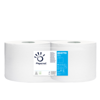 Bobina asciugatutto Special 800 - 2 veli - goffratura onda - 20 gr - Ø 27,5 cm - 25,7 cm x 241 mt - bianco - pacco 2 rotoli Papernet 403770 - 47282A - DMwebShop