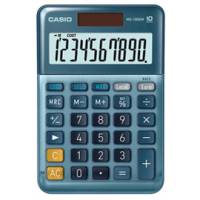 Calcolatrice da tavolo - MS-100EM - 10 cifre - blu - Casio - MS-100EM-W-EP - 4549526609923 - DMwebShop