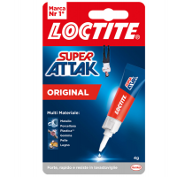 Colla Super Attak Original - 4 gr - trasparente - Loctite - 2632815 - 8004630914555 - DMwebShop