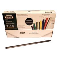 Dorsetti tondi per rilegatura - 6 mm - nero - scatola 50 pezzi - Fellowes - D106NE - 8015687018530 - DMwebShop