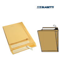 Busta a sacco - avana - serie Mailpack - soffietti laterali - fondo preformato  - strip adesivo - 30 x 40 x 4 cm - 120 gr - conf. 10 pezzi - Blasetti - 586 - 8007758005860 - DMwebShop