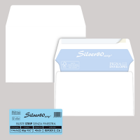 Busta SILVER80 STRIP FSC bianca internografata senza finestra - 114 x 162 mm - 80 gr - conf. 25 pezzi - Pigna - 0593013C6 - 8059020921026 - DMwebShop
