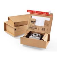 Scatola CP 067 per spedizioni - formato C5 - 23 x 16,6 x 9 cm - cartone - avana - conf. 10 pezzi - Colompac - CP067.02 - 4033657670209 - DMwebShop