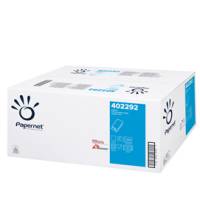 Asciugamani piegati a V special - 2 veli - 20 gr - 24 x 21 cm - goffratura a onda - bianco - conf. 15 pezzi da 210 - Papernet - 402292 - 8013924422928 - DMwebShop