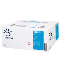 Asciugamani piegati a V special - 2 veli - 20 gr - 24 x 21 cm - goffratura a onda - bianco - conf. 15 pezzi da 210 - Papernet - 402292 - 08013924422928 - DMwebShop
