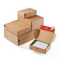 Scatole modulabili CP 080 - color avana - 19,2 x 15,5 x 4,3 cm - conf. 20 pezzi - Colompac - CP080.04 - 57016A - DMwebShop