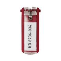 Portachiavi Key Clip - rosso - conf. 6 pezzi - Durable - 1957-03 - 4005546103815 - DMwebShop