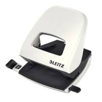 Perforatore 5008 New NeXXt WOW - passo 8 cm - massimo 30 fogli - 2 fori - bianco perla - Leitz - 50081201 - 4002432395941 - DMwebShop