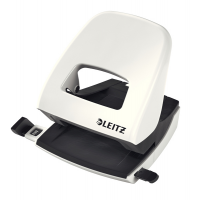 Perforatore 5008 New NeXXt WOW - passo 8 cm - massimo 30 fogli - 2 fori - bianco perla - Leitz - 50081201 - 4002432395941 - DMwebShop