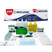 Kit di reintegro pronto soccorso - senza sfigmomanometro - oltre 3 persone - Pvs - PDM091 - 8034028010224 - DMwebShop