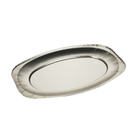Vassoio in alluminio - 35 x 24,3 x 2,1 cm - Cuki - conf. 10 pezzi - Cuki Professional 23040101