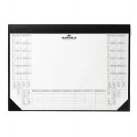 Sottomano con blocco appunti da 25 fogli - 59 x 42 cm - nero - Durable 7291-01