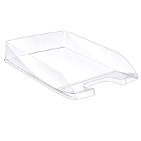 Vaschetta portacorrispondenza EcoLine - 35 x 25,5 x 6,5 cm - 24 x 32 cm - cristallo trasparente - Cep - 1001000111 - 3462151001102 - DMwebShop