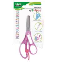 Forbici Snippy - impugnatura personalizzabile - punta tonda - 13 cm - lama in acciaio - colori assortiti - Lebez - 4445B - 8007509048177 - DMwebShop