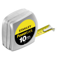 Flessometro PowerLock - 10 mt - metallo - Stanley - M33442 - 3253560334420 - DMwebShop