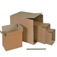 Scatola per imballo - onda singola - 43 x 30,4 x 21,8 cm - cartone - avana - conf. 25 pezzi - No Brand - 143436 - 8025133119414 - DMwebShop