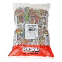 Elastici - gomma - misure e colori assortiti - conf. 1 kg (10 sacchetti da 100 gr ciascuno) - Markin - Y525ASS100 - 8007047938657 - DMwebShop