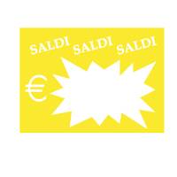 Segnaprezzi Flash Saldi - 8 x 11 cm - colori assortiti - conf. 50 pezzi - Cwr - 06043 - 8004957060430 - DMwebShop