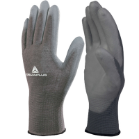 Guanti di precisione VE702PG - poliestere - palmo in poliuretano - taglia 10 - grigio - Deltaplus - VE702PG10 - 3295249125769 - DMwebShop