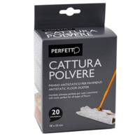 Panno catturapolvere antistatico - 22 x 28 cm - bianco - conf. 20 pezzi - Perfetto - 0260I - 8000957026094 - DMwebShop