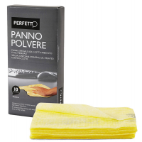 Panno Pulipolvere con oli minerali - 45 x 30 cm - giallo - conf. 10 pezzi - Perfetto - 0261D - 8000957026148 - DMwebShop
