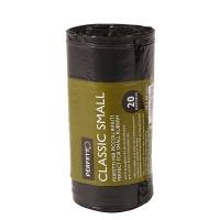 Sacchi per rifiuti Classic Small - 50 x 60 cm - 30 lt - 10 micron - nero rotolo da 20 sacchetti - Perfetto - 0359 - 8000957035904 - DMwebShop