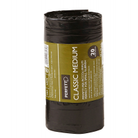 Sacchi per rifiuti Classic Small - 55 x 70 cm - 45 lt - 10 micron - nero rotolo da 20 sacchetti - Perfetto - 0357 - 8000957035706 - DMwebShop