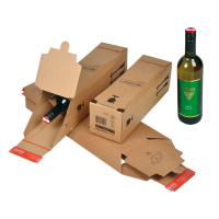 Scatola CP 181 per bottiglie - modulo base per 1 bottiglia - 74 x 74 x 305 mm - conf. 10 pezzi - Colompac - CP 181.101 - 4033657964599 - DMwebShop