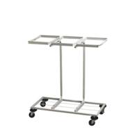 Carrello mobile Triflux 83,3x36x90 cm con ruote 3 portasacco da 100 lt - 8844