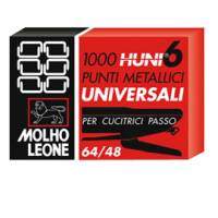Punti universali 6-4 metallo scatola da 1000 pezzi Molho Leone 31548 - 1032