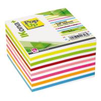 Foglietti Cubo - collato su un lato - colori assortiti - 9,5 x 9,5 cm - 720 fogli - Ikona+ - 11726 - 8004957117264 - DMwebShop