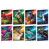 Maxiquaderno Sport Emotions - A4 - 5 mm - 21 fogli - 80 gr - Blasetti - 8958 - 8007758289581 - DMwebShop
