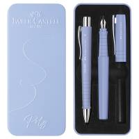 Set stilo B Poly Pen + sfera Poly Ball - punta 0,7 mm - fusto pale iris - Faber Castell - 241051 - 4005402410514 - DMwebShop