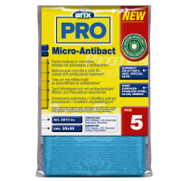 Panno multiuso Micro-Antibact - 35 x 38 cm - blu - conf. 5 pezzi - Arix - 3 2873 - 8008990028730 - DMwebShop