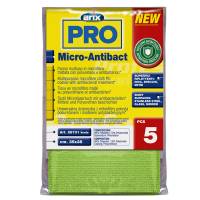 Panno multiuso Micro-Antibact - 35 x 38 cm - verde - conf. 5 pezzi - Arix - 3 28731 - DMwebShop