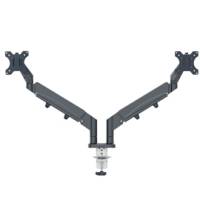 Braccio salvaspazio - per 2 monitor - grigio scuro - Leitz - 65370089 - 4002432134687 - DMwebShop