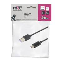Cavo USB - 2.0 A-C - 100W - 480Mbps - 1 mt - Melchioni - Mkc - 486611201 - 8006012376005 - DMwebShop