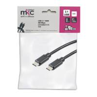 Cavo USB - 2.0 C-C - 100W - 480Mbps - 1 mt - Melchioni - Mkc - 486611205 - 8006012376043 - DMwebShop