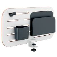 Pannello forato piccolo - per scrivanie compatte Sit-Stand - con portapenne, gancio e portariviste - 42 x 25 x 0,8 cm - grigio chiar o - Leitz - 65480000 - 4002432138449 - DMwebShop