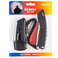 Cutter di sicurezza professionale SX 9607 - con custodia - Iternet - 4337C - 8028422543372 - DMwebShop
