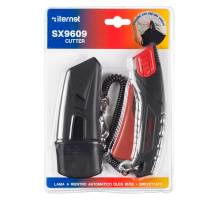 Cutter Super Safety SX 9609 - con custodia - lama a rientro automatico - Iternet - 4338C - 8028422543389 - DMwebShop